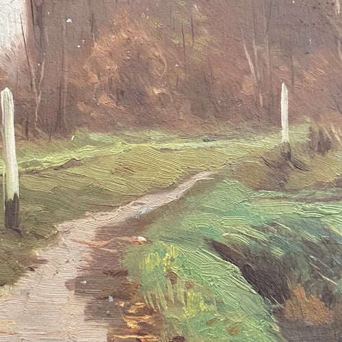 Evert Rabbers Landscape Painting (2377)