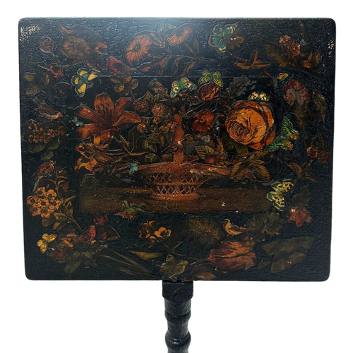 18th-century Decoupage Fire Screen