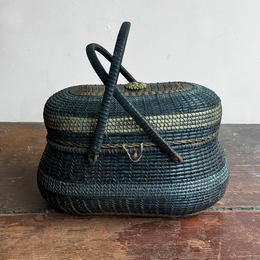 19th-Century French Market Basket (#7)