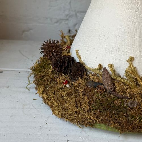 Handmade Wooden Mushroom Creation (#7) by Crystal Sloan