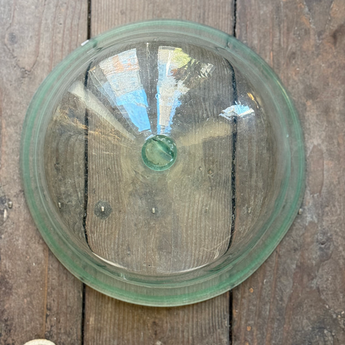 Large 19th-century French Glass Cloche de Melon (LG-07)