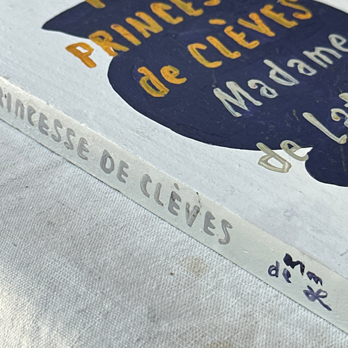 Leanne Shapton "The Princesse of Cléves" Painted Wooden Book