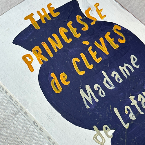 Leanne Shapton "The Princesse of Cléves" Painted Wooden Book