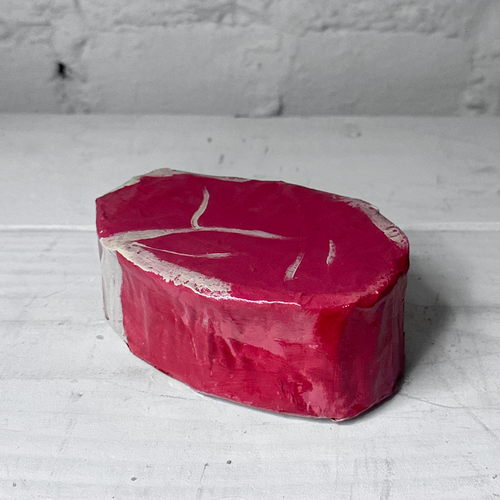 Papier-Mâché Piece of Meat Sculpture (#7)