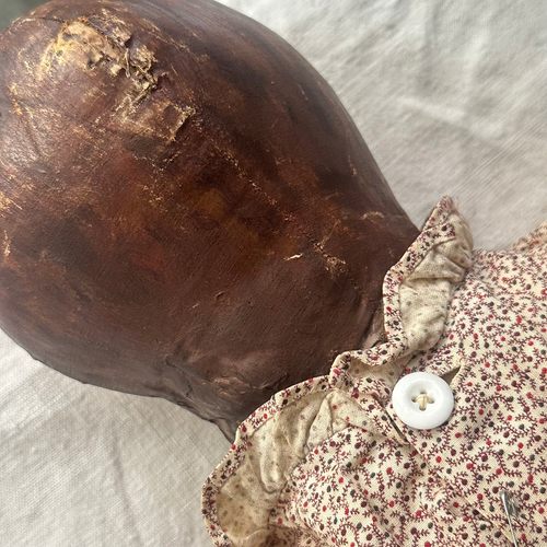 19th-century USA Lady Doll with Painted Face