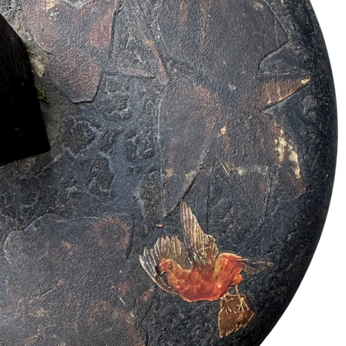 18th-century Decoupage Fire Screen