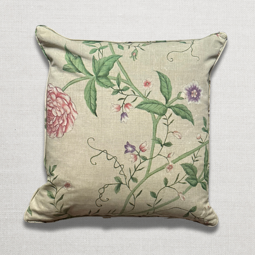 Custom John Derian for Pierre Frey "Le Paravent Chinois" Pillow in "Chantilly Cream" (#12)