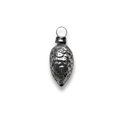 Nostalgic Mini Silver Pine Cone Ornament