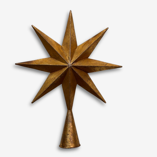 Gold Starburst Tree Topper
