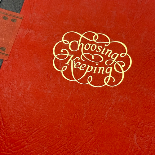Vermilion Micro-Grid Notebook