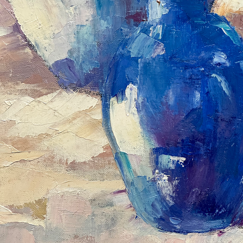 Mid 20th-century Dutch Floral Still Life Painting