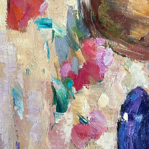 Mid 20th-century Dutch Floral Still Life Painting
