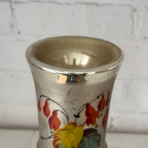 19th-century Mercury Glass Candle Holder (M-08)