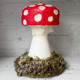 Handmade Wooden Mushroom Creation (#8) by Crystal Sloan