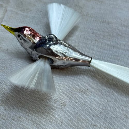 Nostalgic Bird with Wings Ornament