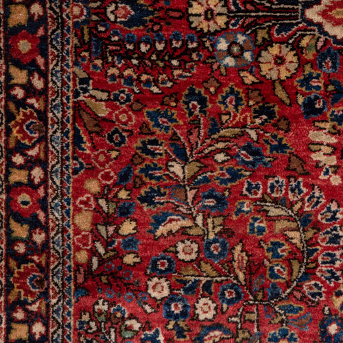 4’ 3” x 6’ 5” Vintage Sarouk Rug