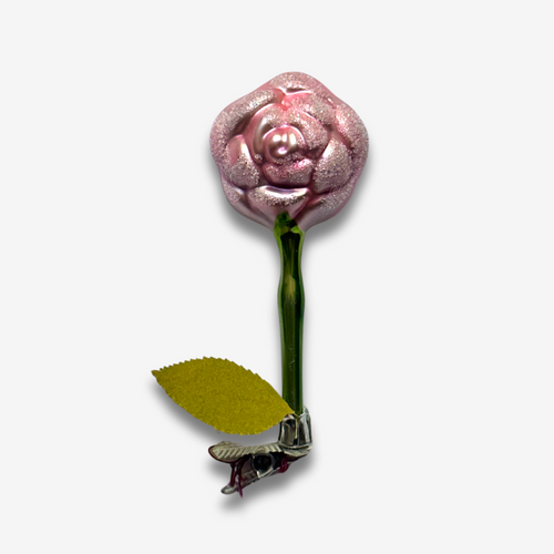 Nostalgic Clip-on Light Pink Rose Ornament LP
