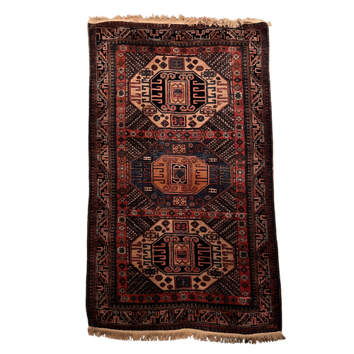5'4" x 7'11" Antique Caucasian Rug