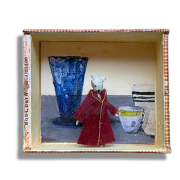 "Blue Vase" Assemblage