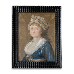 18th-century English Pastel Portrait of a Lady