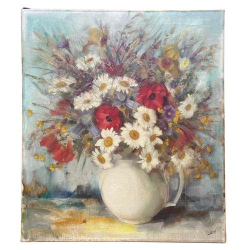 Mid 20th-century Dutch Floral Still Life Painting