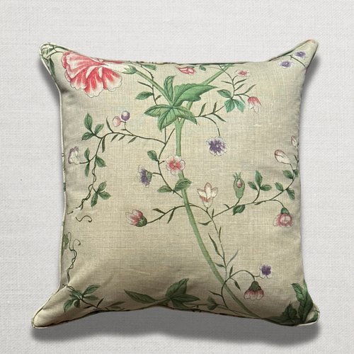 Custom John Derian for Pierre Frey "Le Paravent Chinois" Pillow in "Chantilly Cream" (#15)
