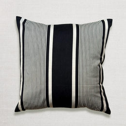 Custom 19th-century French Ticking Pillow (#3-05)