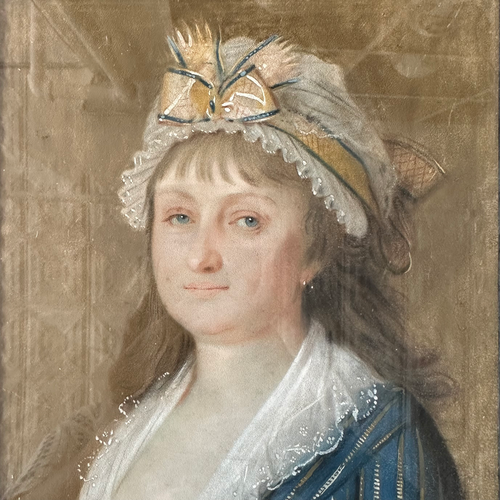 18th-century English Pastel Portrait of a Lady