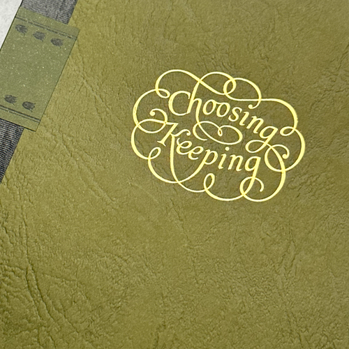 Green Lined Notebook