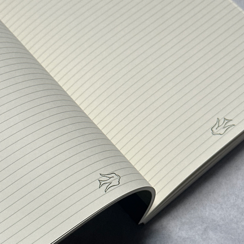 Green Lined Notebook