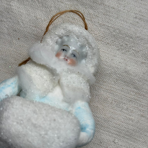 Nostalgic Cotton Winter Doll Ornament