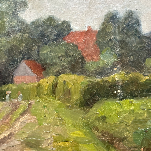 Evert Rabbers Early 20th-century Landscape Painting (ER2408)