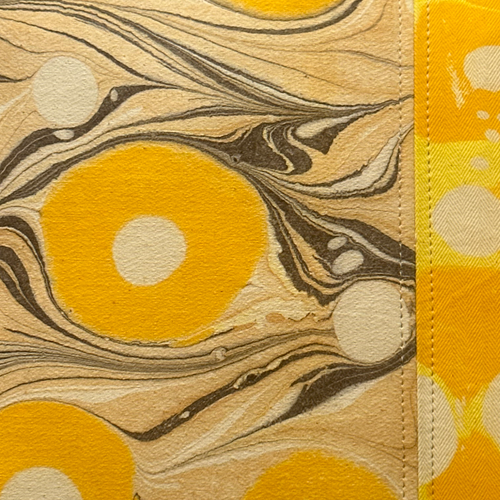 Hand Marbled One-of-a-Kind Pillow (SW727)