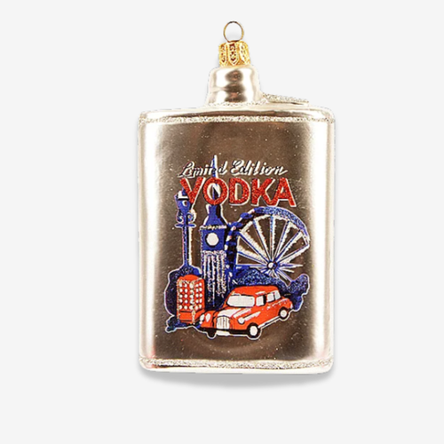 Vodka Flask Ornament