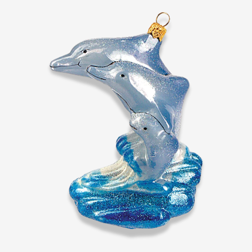 Dolphin Family Ornament