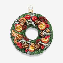 Dried Fruit Christmas Wreath Ornament