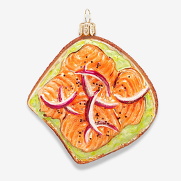 Salmon Toast Ornament