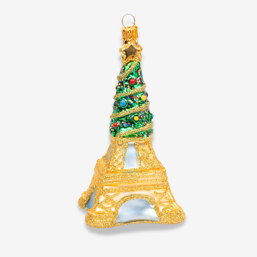 Eiffel Tower Christmas Tree Ornament