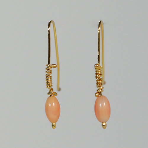 Baby Lure Earrings - Angel Skin Coral