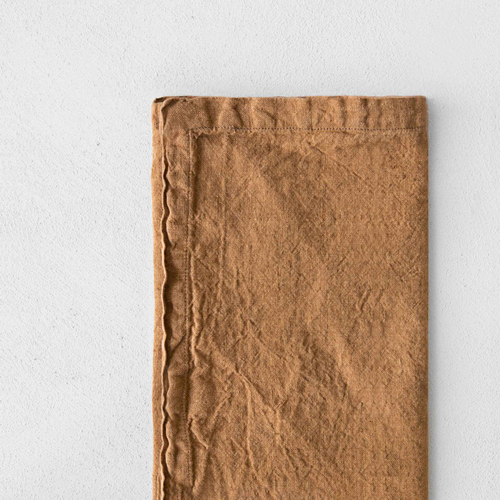 Set of Six Basix Linen Napkins in Russo