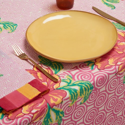 Lisa Corti Panel in Camelia Magenta Pink 220 x 220cm