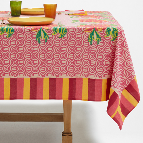 Lisa Corti Panel in Camelia Magenta Pink 220 x 220cm