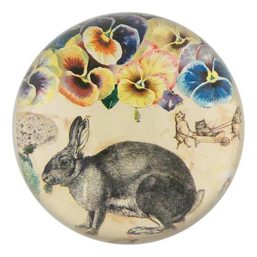 Hare with Flowers