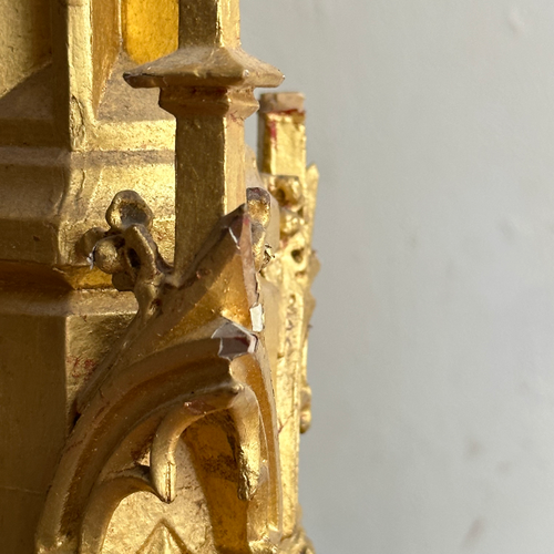 Pair of Early 20th-century Gilded Italian Candlesticks