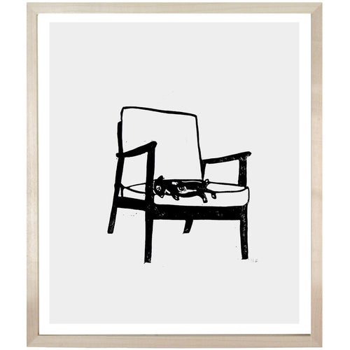 Dog on Chair