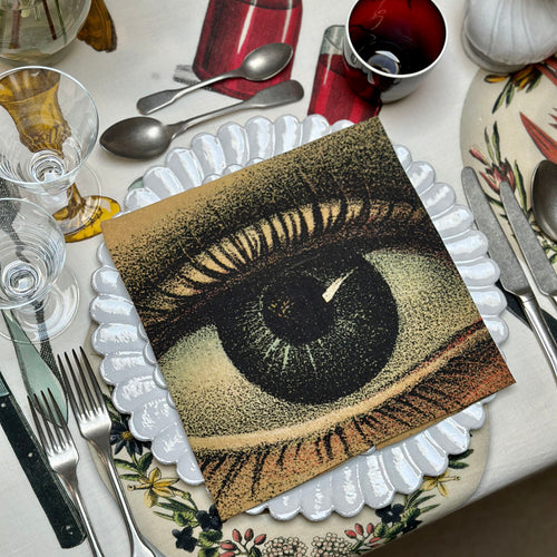 Summerill & Bishop x John Derian "Eye" Linen Napkin Set of 6