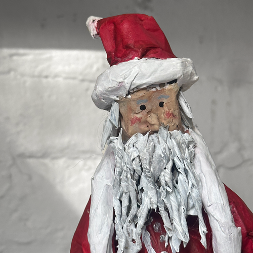 Papier-Mâché Santa Claus