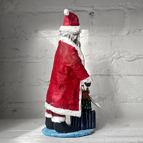 Papier-Mâché Santa Claus