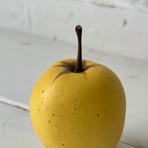 Porcelain Windfall Golden Delicious Apple