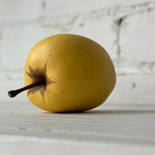 Porcelain Windfall Golden Delicious Apple
